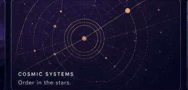 Cosmic system of concentric orbits and stars